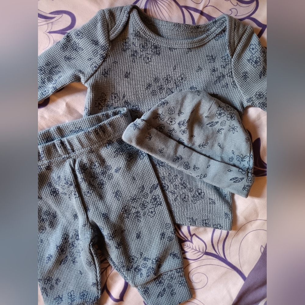 Carters 3m 3 piece girls